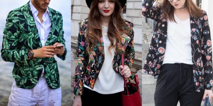 Trendy μπουφάν 2018-2019: Με floral print