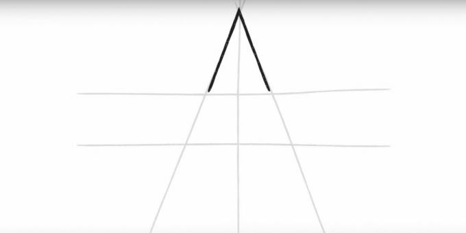 Πώς να σχεδιάσετε ένα αστέρι πέντε σημείων: κάντε κύκλο στη γωνία