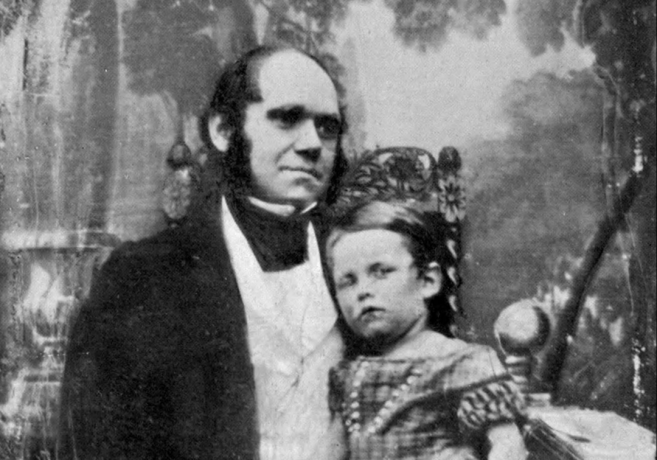 Ο Κάρολος Δαρβίνος και ο γιος του