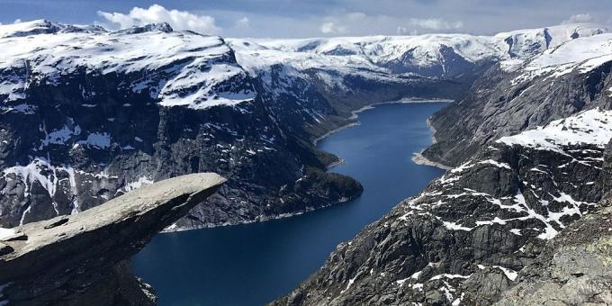 Πού να πάει στην Ευρώπη: Ο βράχος Trolltunga, Νορβηγία